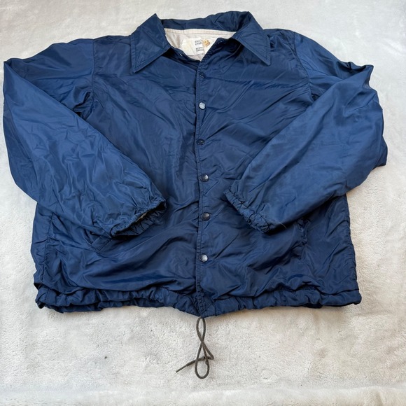 RUN Athletic Apparel Other - Vintage 80s‎ Athletic Apparel Memphis Tennessee Navy Blue Coach Jacket